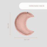 MUSSELIN KISSEN "MOND"