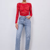ROTER SPITZENBODY „CARMEN“