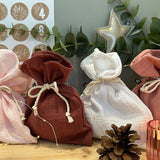 MUSSELIN ADVENTSKALENDER SÄCKCHEN