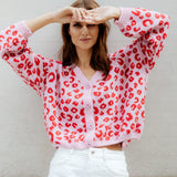 STRICKJACKE "COLOURFUL LEO"