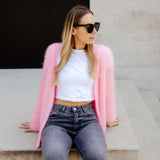 OVERSIZE MOHAIR CARDIGAN „JUSTINE“