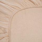 SPANNBETTLAKEN AUS MUSSELIN