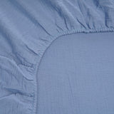 SPANNBETTLAKEN AUS MUSSELIN