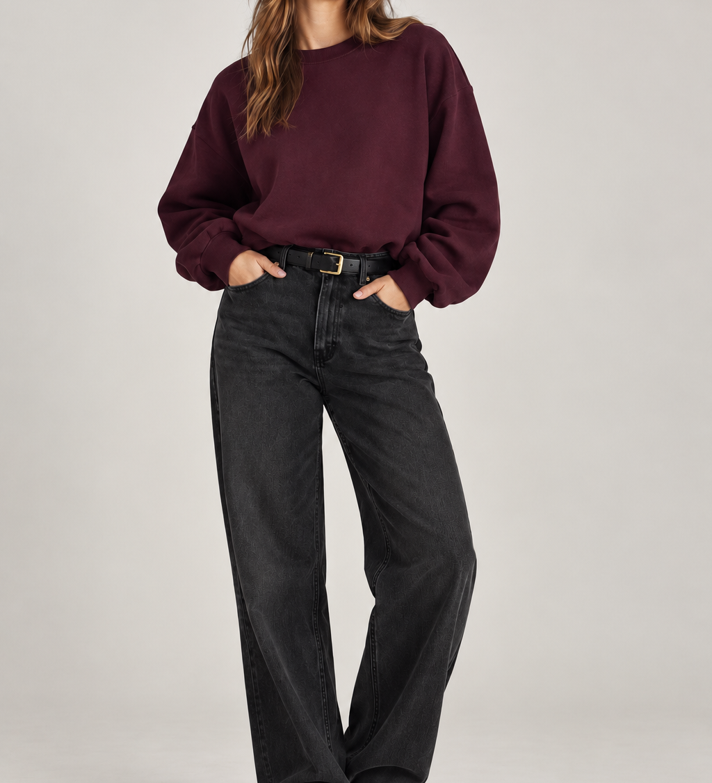 CROP BUTTERSTOFF SWEATER