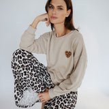 SWEATSHIRT „HERZ LEO"
