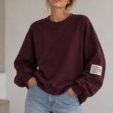 BUTTERSTOFF SWEATER BORDEAUX | One Size 36–40