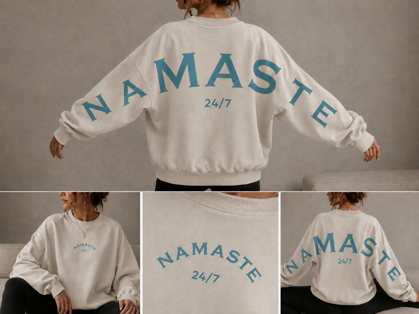 SWEATSHIRT „NAMASTE 24 / 7“