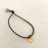 HANDGEFERTIGTES NYLONBÄNDCHEN MIT ANHÄNGER-PLAKETTE "KLEEBLATT, SMILEY, NO SMILEY"