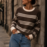 STRICKPULLOVER „MILA STRIPES“