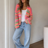 CARDIGAN „NEON STRIPES“