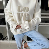 OVERSIZE SWEATSHIRT "LOVE"