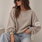 BUTTERSTOFF SWEATER TAUPE | One Size 36–40