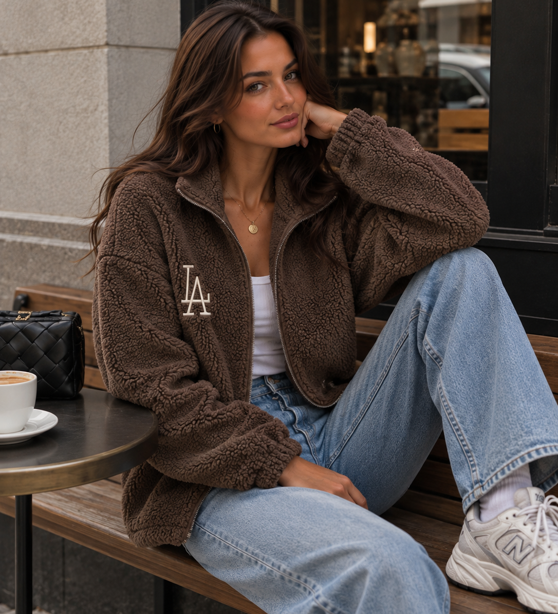 LA TEDDYJACKE - KUSCHELIGER TRENDLOOK