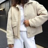 TEDDYJACKE MIT STRUKTUR