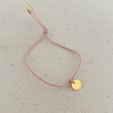 HANDGEFERTIGTES NYLONBÄNDCHEN MIT ANHÄNGER-PLAKETTE "KLEEBLATT, SMILEY, NO SMILEY"