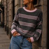 STRICKPULLOVER „MILA STRIPES“