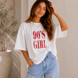 OVERSIZE T-SHIRT „90s GIRL“