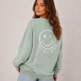 SWEATER „IT‘S ALL GOOD OVERSIZE SWEATER“