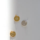 HANDGEFERTIGTES NYLONBÄNDCHEN MIT ANHÄNGER-PLAKETTE "KLEEBLATT, SMILEY, NO SMILEY"