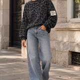 BUTTERSTOFF SWEATER LEO ANTHRAZIT  | One Size 36–42