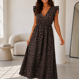 MAXI MUSSELINKLEID „STONE LEO“