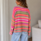 CARDIGAN „NEON STRIPES“
