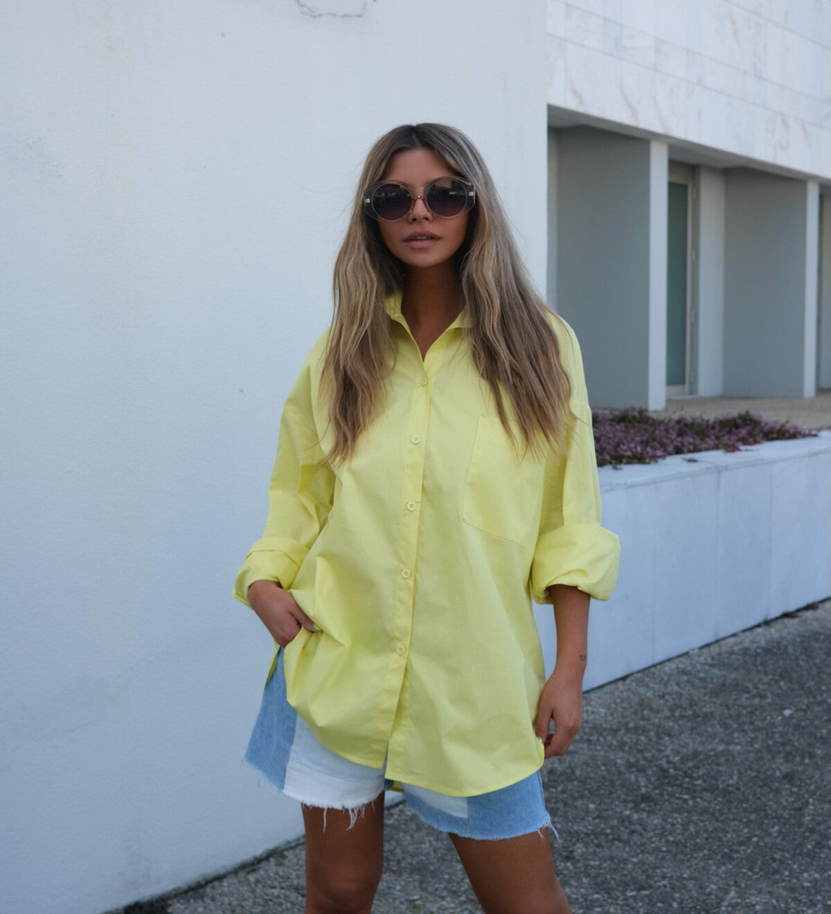 OVERSIZE-BAUMWOLLHEMD „JESS“