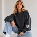 BUTTERSTOFF SWEATER IN ANTHRAZIT