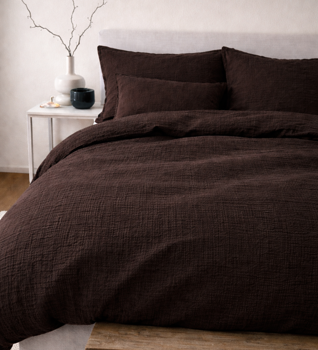 BETTWÄSCHE AUS MUSSELIN "SONDERFARBEN-EDITION"