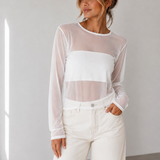 TRANSPARENTES MESH SHIRT