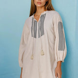 BESTICKTES KLEID „ELENI“