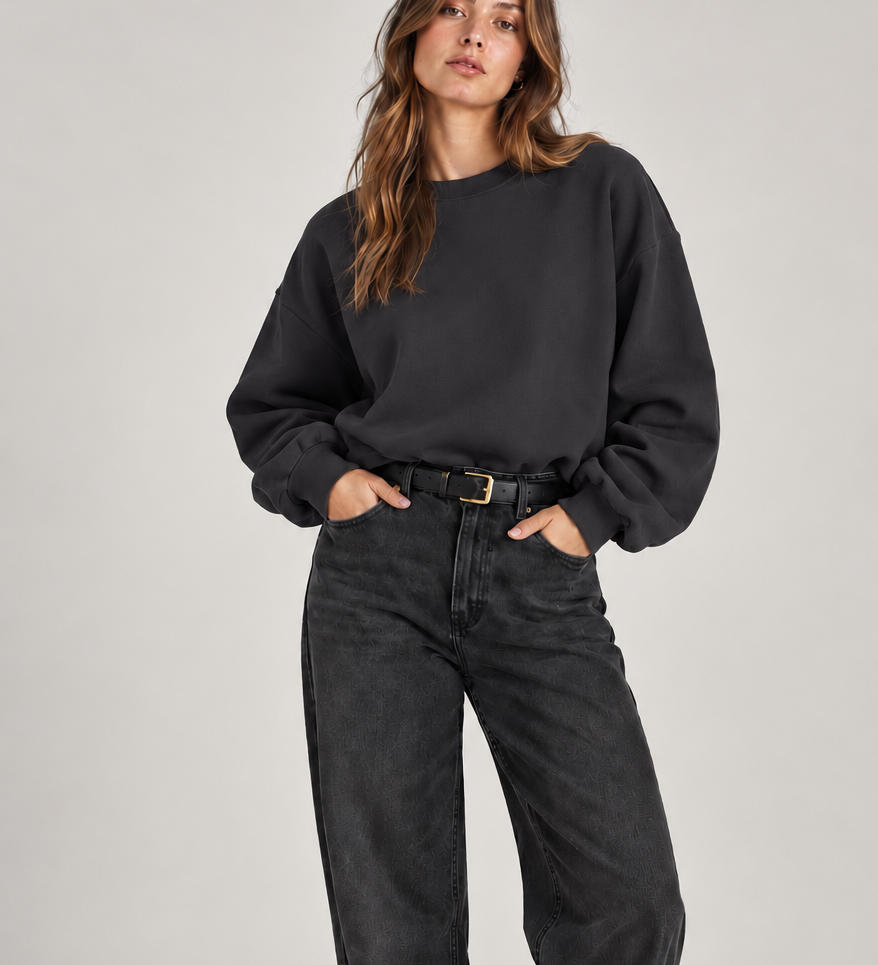 CROP BUTTERSTOFF SWEATER