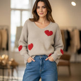 KUSCHELIGER PULLOVER „CHEEKY LOVE“