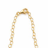 FILIGRANE GOLDKETTE MIT HERZCHEN AUS STERLINGSILBER & 18KT VERGOLDUNG