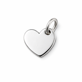 HANDGEFERTIGTES NYLONBÄNDCHEN MIT HERZANHÄNGER STERLINGSILBER & 18KT VERGOLDUNG