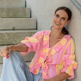 MUSSELINBLUSE "XENIA"