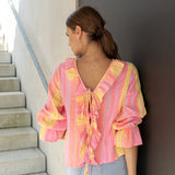 MUSSELINBLUSE "XENIA"