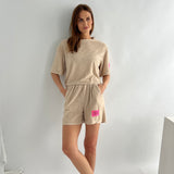 BAUMWOLLE- FROTTEE ZWEITEILER  – COZY & SCHICK