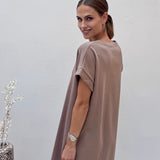 SWEATSHIRT-KLEID "HEARTBEAT"