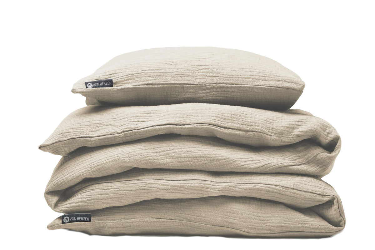 BETTWÄSCHE AUS MUSSELIN "SONDERFARBEN-EDITION"