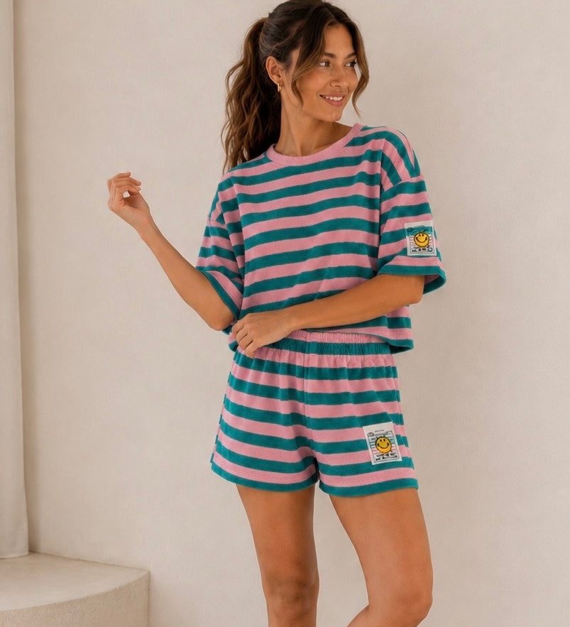 FROTTEE-SET MIT SMILEY „MALIBU“