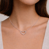 ZARTE HERZKETTE AUS STERLINGSILBER & 18KT VERGOLDUNG