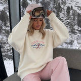 „CLUB DU MATIN“ SWEATER - Cremeweiss