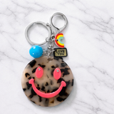 SMILEY SCHLÜSSELANHÄNGER MIT KLEINEM KOSMETIKSPIEGEL