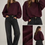Crop Butterstoff Sweater | One Size 36–40