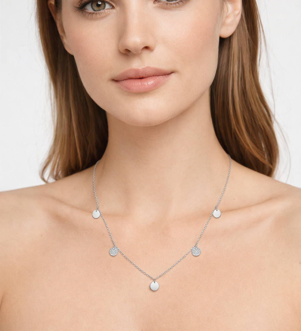 PLÄTTCHENKETTE „LUNA DISC“