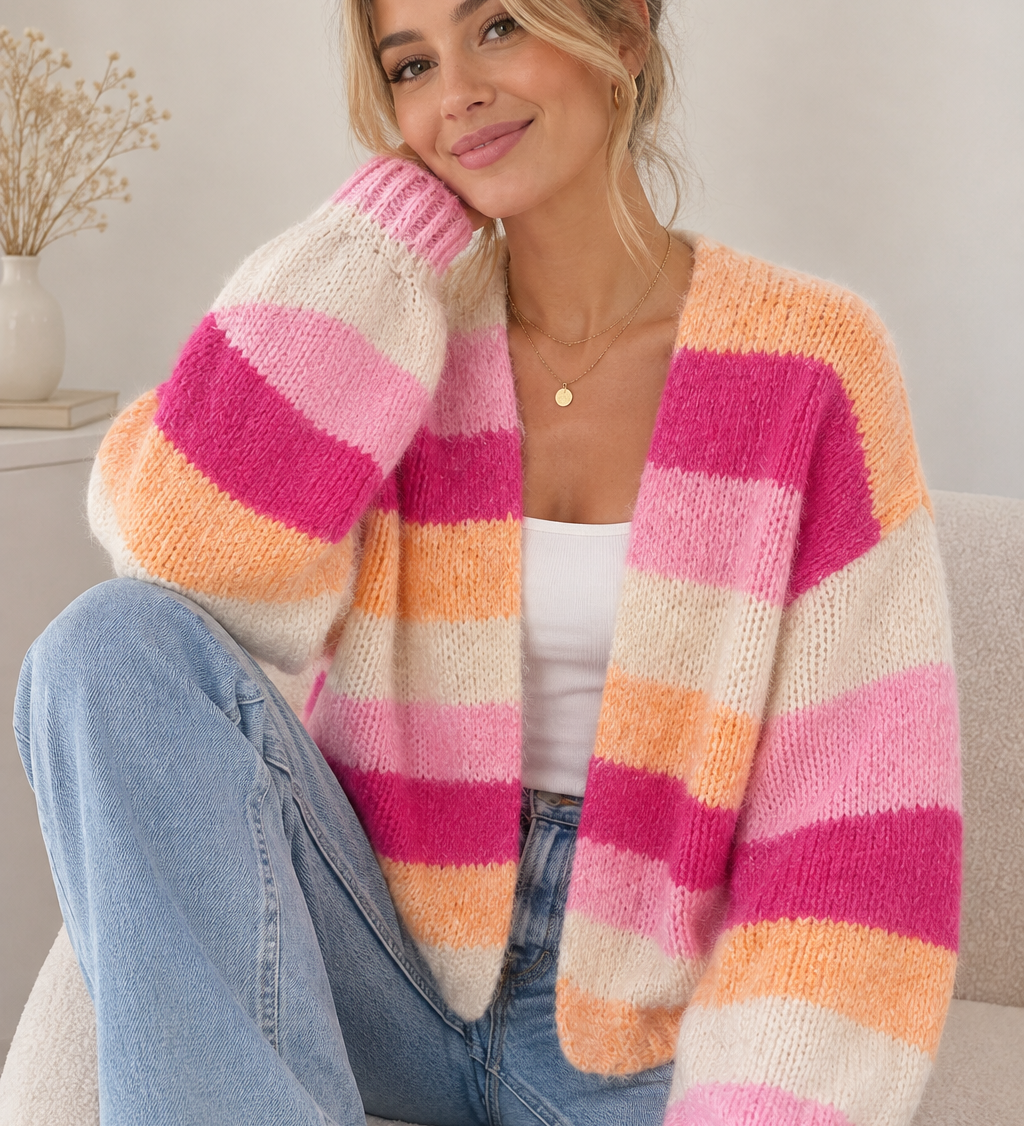BUNTER CARDIGAN „LUNA"