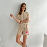 BAUMWOLLE- FROTTEE ZWEITEILER  – COZY & SCHICK