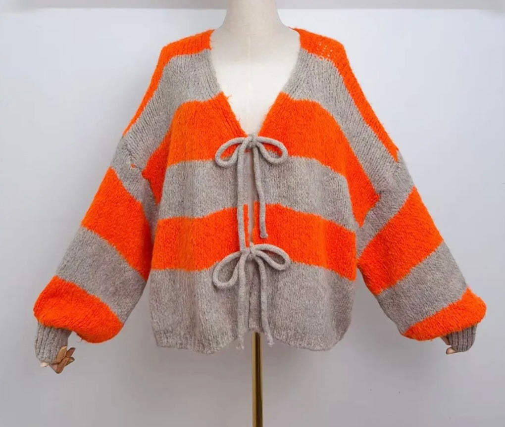GESTREIFTER CARDIGAN „BELINDA“