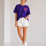 LILA SHIRT „AMORE AMORE AMORE“